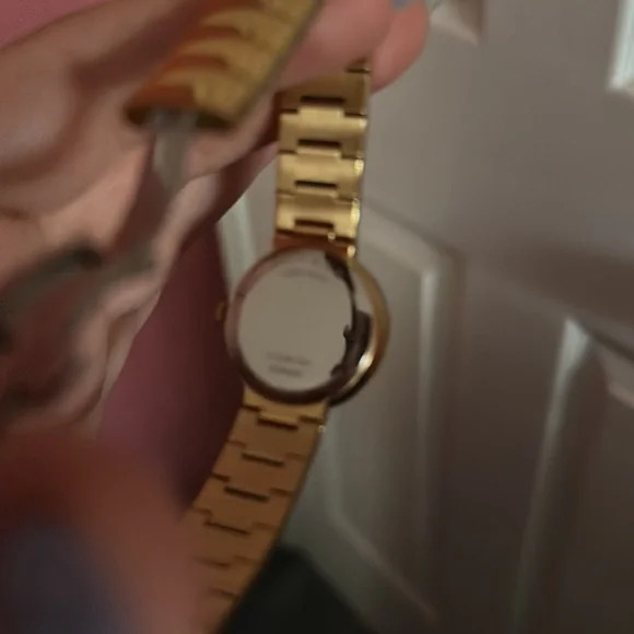 Movado Gold Watch Timeless Elegance in Accessories